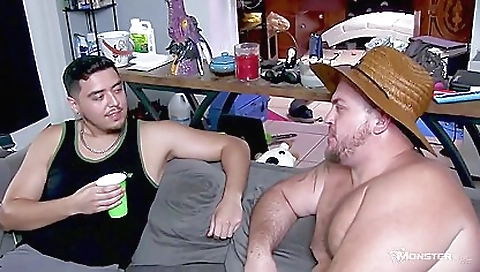 Hunter scott and gage torres show off bodies and get deep in