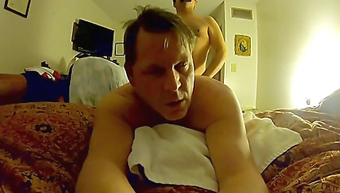 Mature amateur takes a big cock deep in mouth and throat