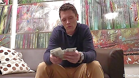 Debt Dandy brunette teen 18+ gets her ass fucked in doggy style