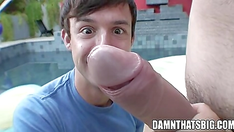 Amateur big cock fuck in a deepthroat and face vid