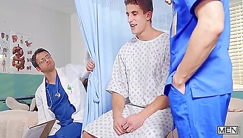 Sick patient in the hospital gets deepthroat fucked