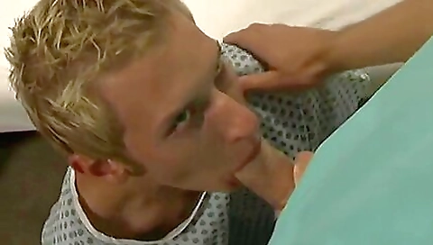 Blondie teen gets fucked by a doctor in the medical office