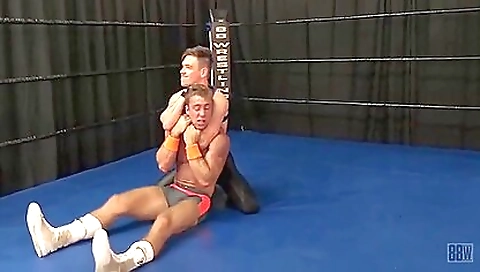A couple of dudes are wrestling a woman in the air