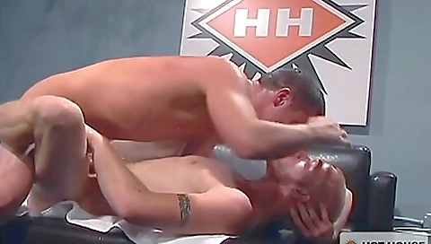 Two horny men have sex in the nude in a homemade vintage porn video