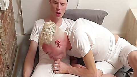 Big black cock slut rimming her pussy and getting a creampie