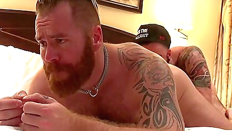 Brunette with a big cock gets a deepthroated blowjob