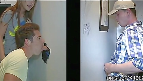 Cherry takes off all clothes and lets the guys have a facial